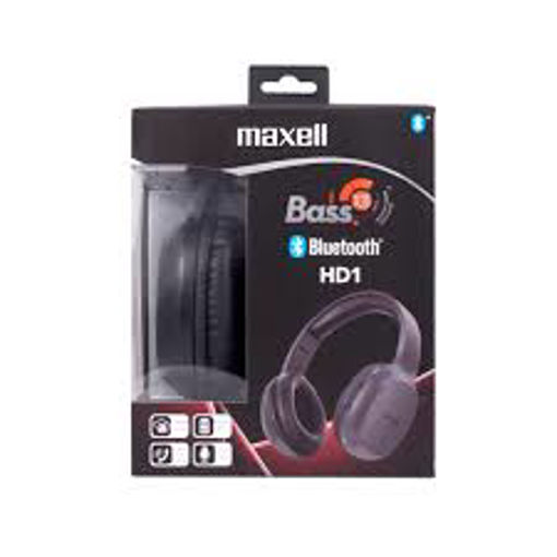 Picture of MAXELL BASS BT HEADPHONES BLACK